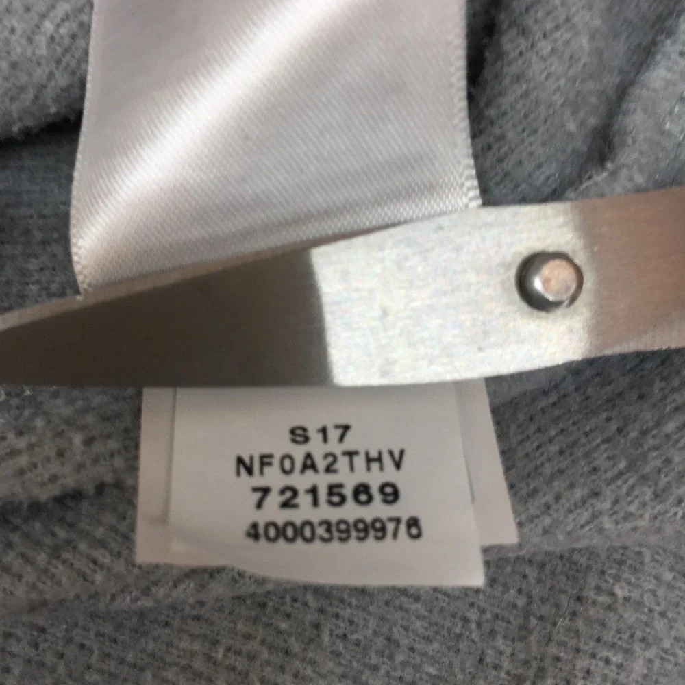 The North Face Mens XL Half Dome Pullover Hoodie Gray Logo Fleece